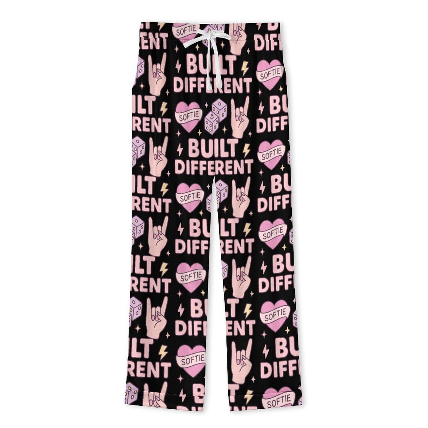 Long Pajama Set - Black - Built Different