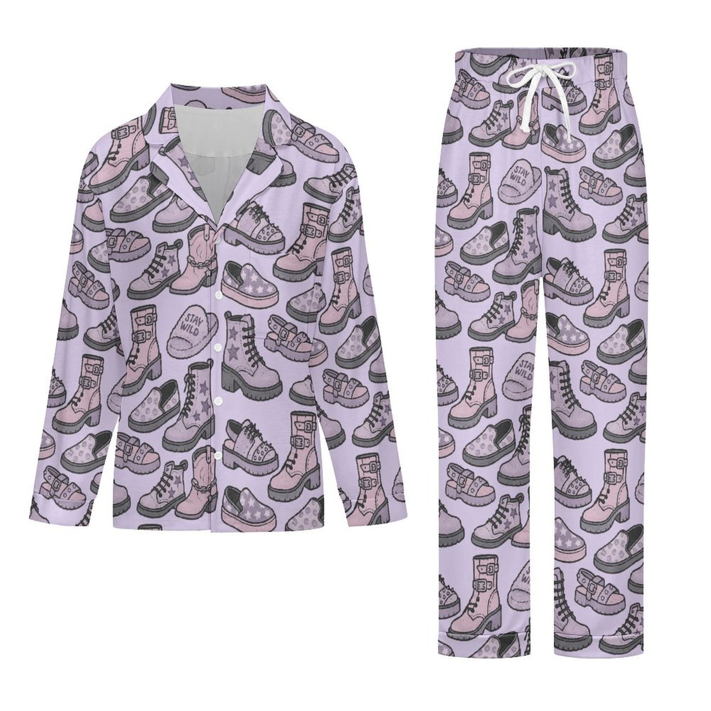 Purple Shoes Pattern