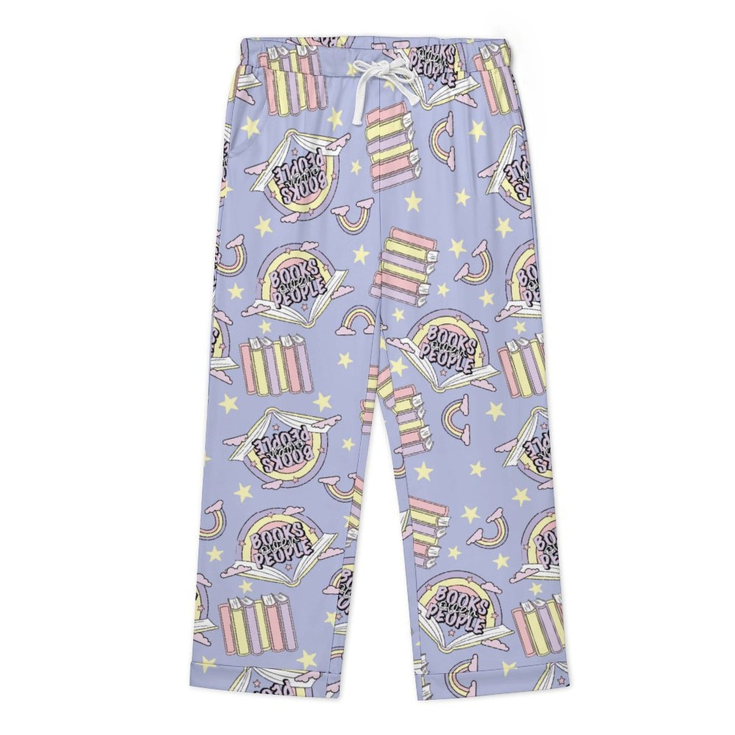 Long Pajama Set - Books Over People