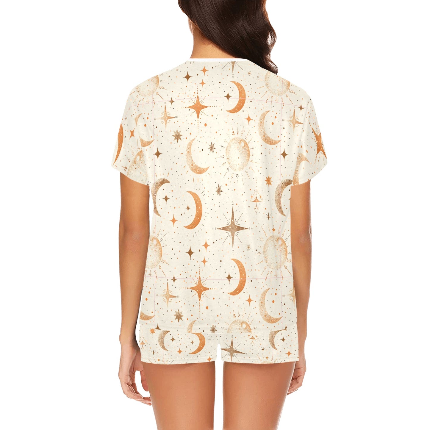 Short Pajama Set - Stars & Moons