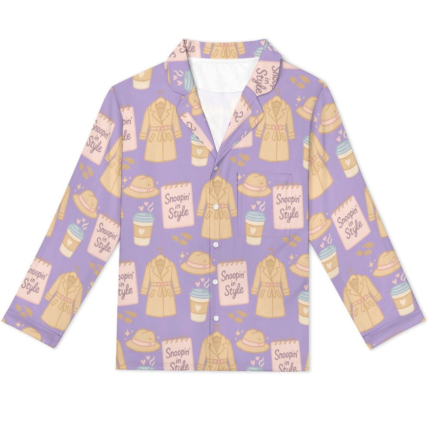 Long Pajama Set - Snoopin' In Style