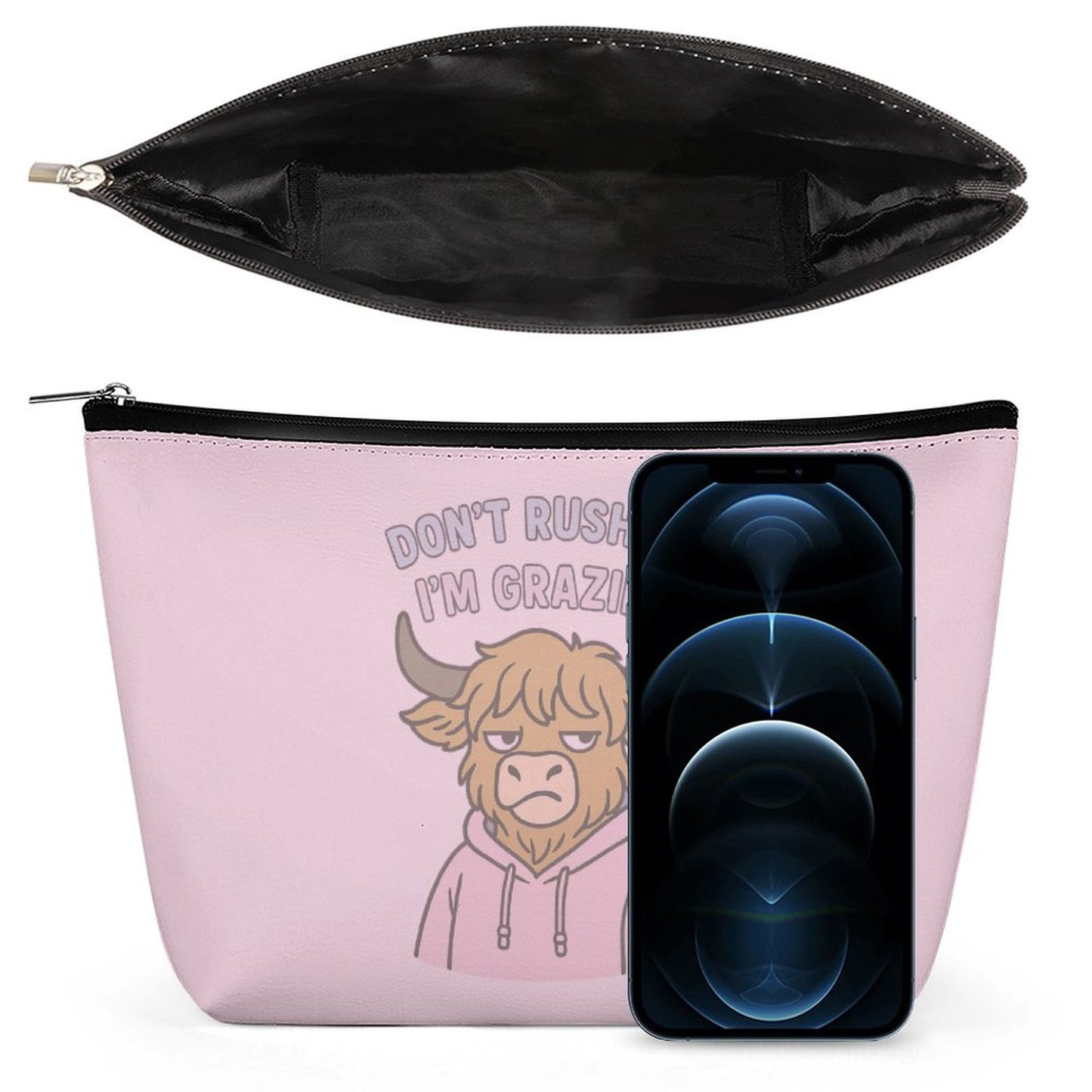 Cosmetic Bag - Don't Rush Me I'm Grazing- Cow