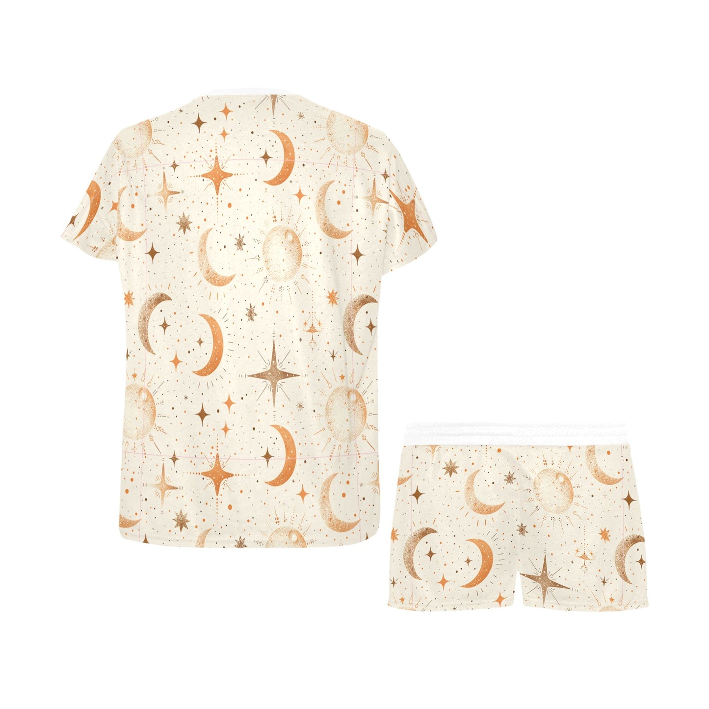 Short Pajama Set - Stars & Moons
