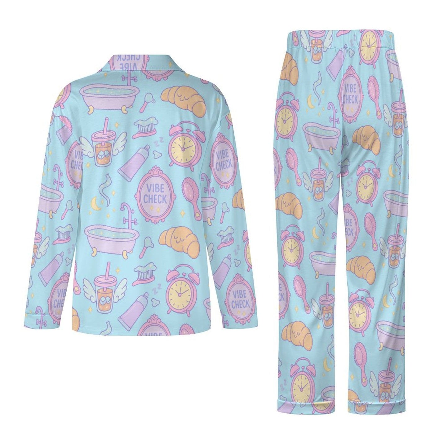 Long Pajama Set - Vibe Check
