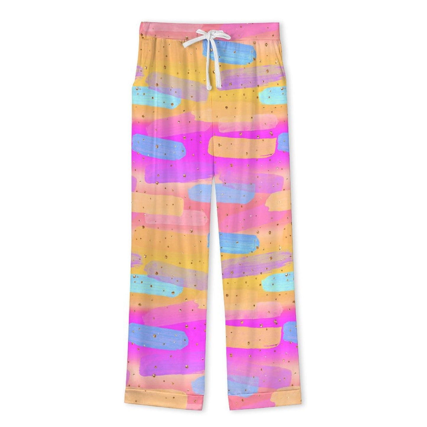 Long Pajama Set - Bright Pink