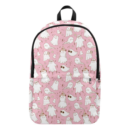 Backpack - Pastel Pink Spooky Design