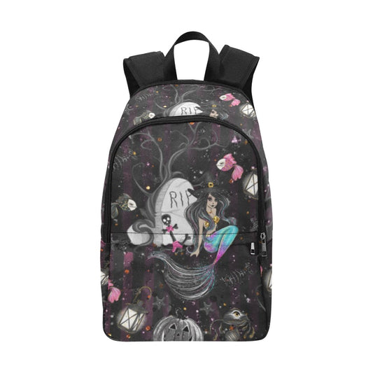 Backpack - Black Mermaid Witch