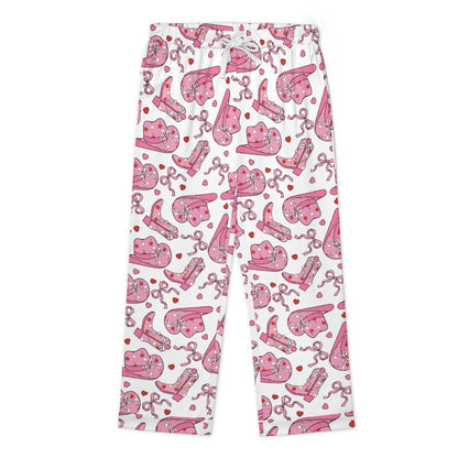 Long Pajama Set - Cowgirl Print