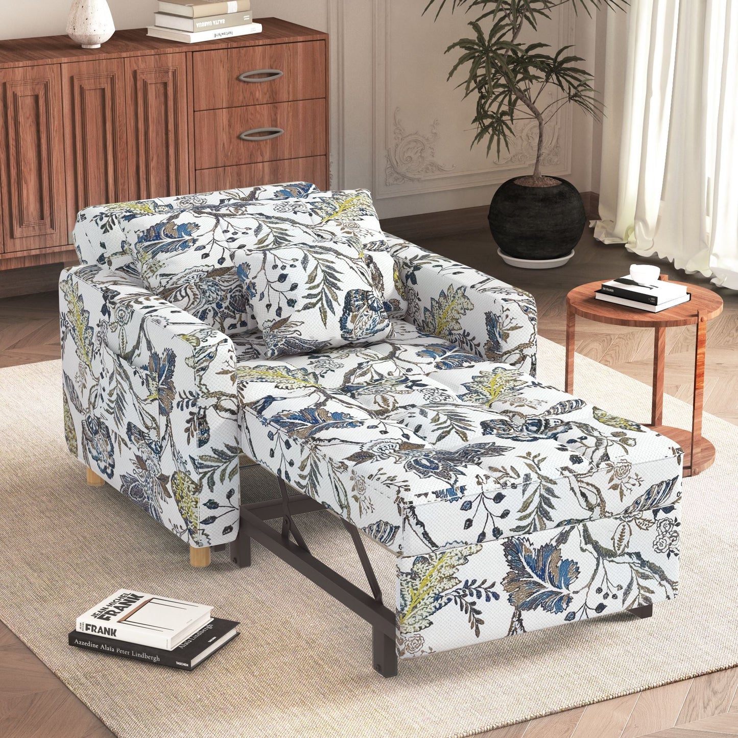 Sleeper Chair, Convertible Chair Bed for Adults, 3-in-1 Pull Out Sofa Chair