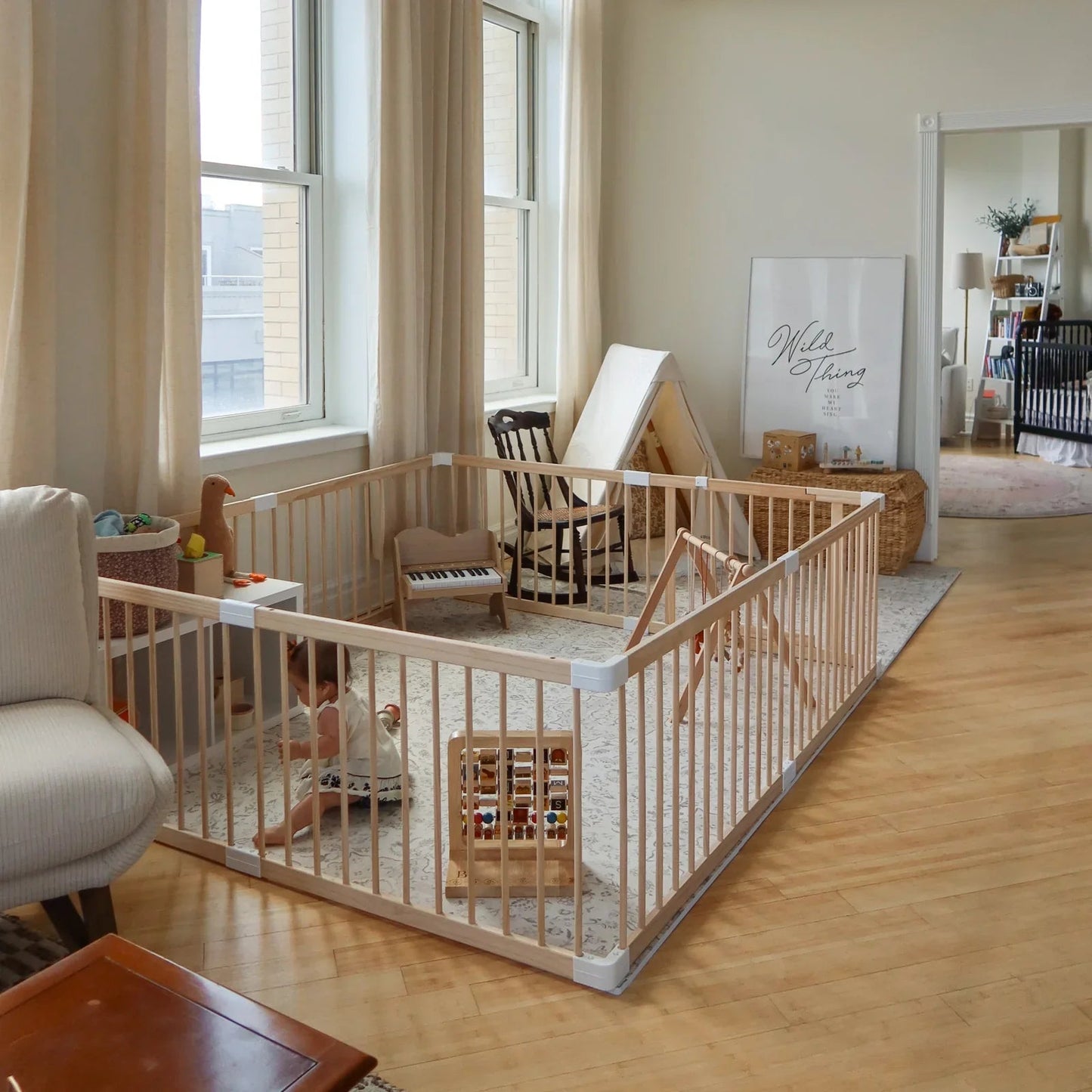 Grovi Baby Gate Playpen