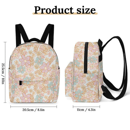Mini Backpack - Pastel Flowers
