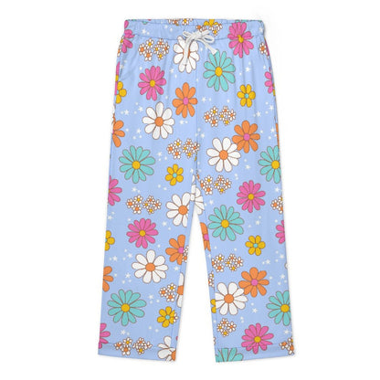 Long Pajama Set - Blue Flowers
