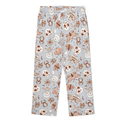Long Pajama Set - Pastel Blue Butterfly Print