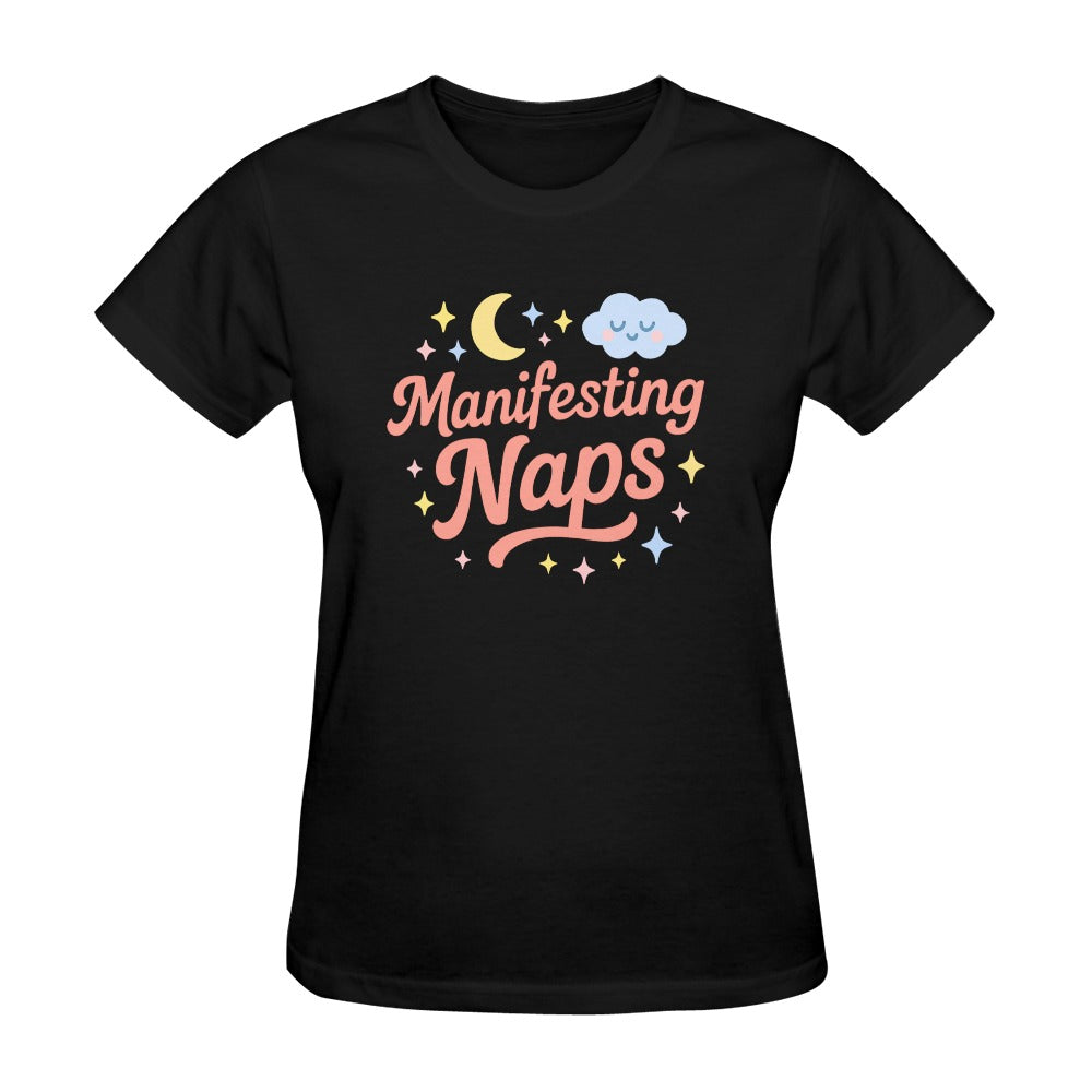 Manifesting Naps - Cotton T-Shirt