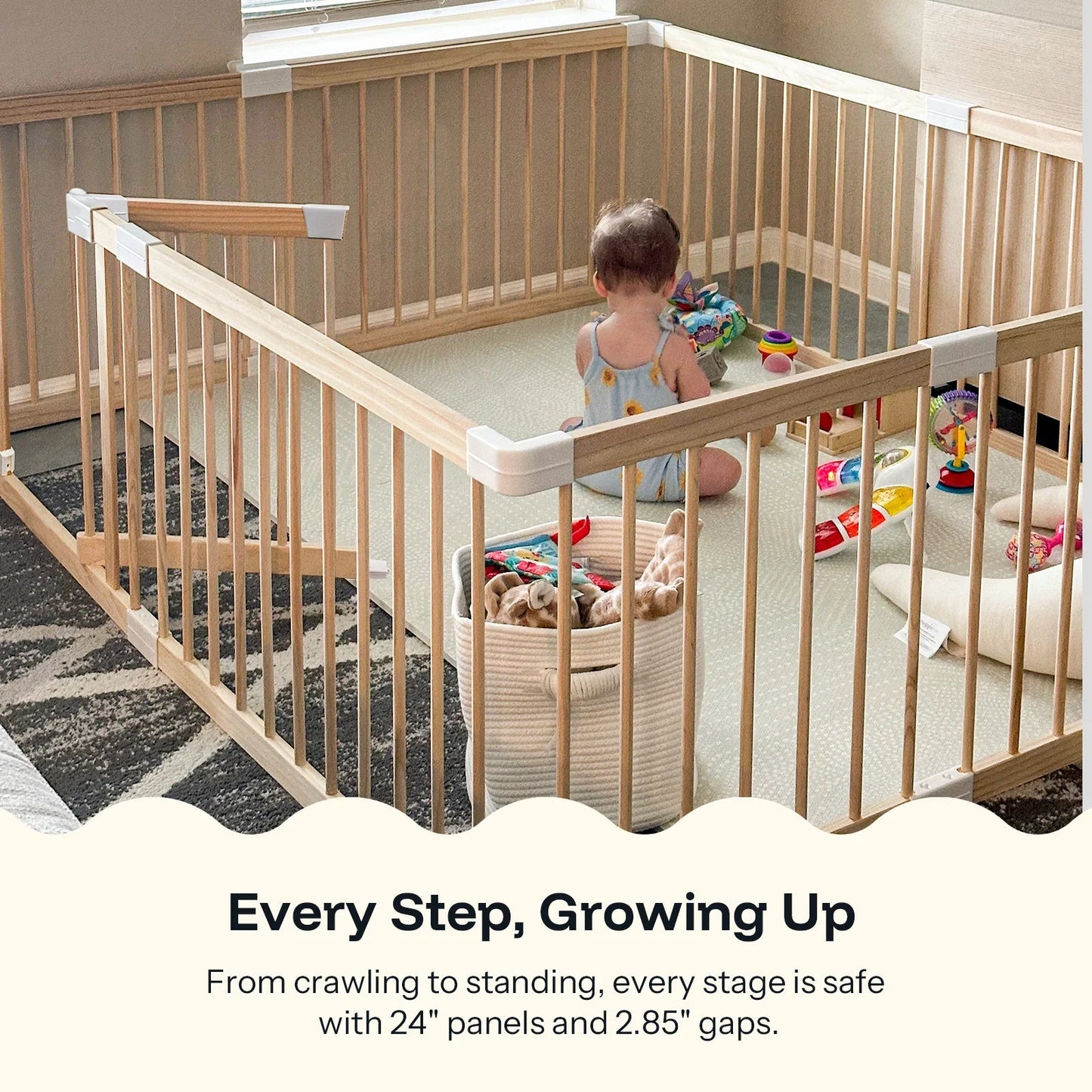 Grovi Baby Gate Playpen