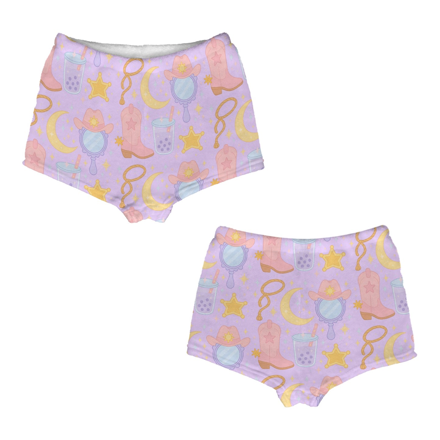 Flannel PJ Shorts - Rodeo Queen