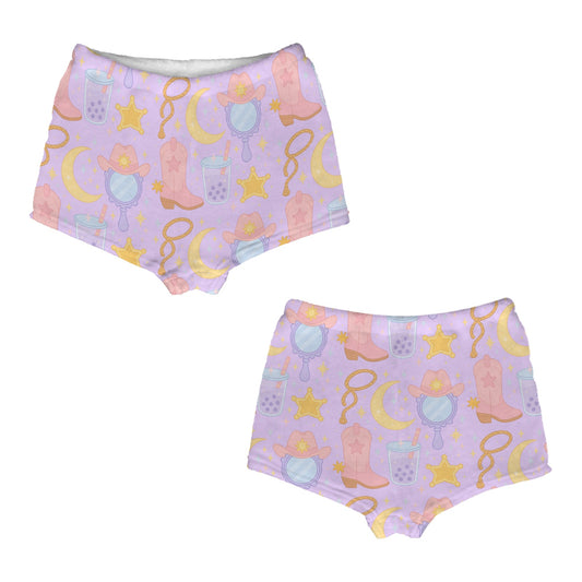 Flannel PJ Shorts - Rodeo Queen