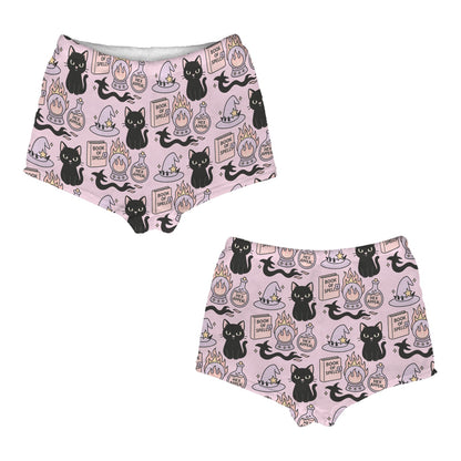 Flannel PJ Shorts - Hex Appeal - Witchy