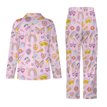 Long Pajama Set - Cutesy Sleep Print