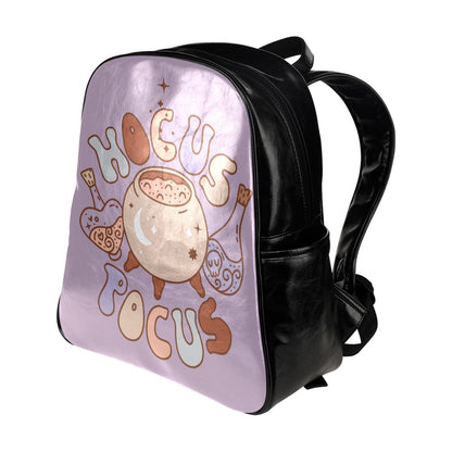 Faux Leather Backpack - Pastel Purple - Hocus Pocus