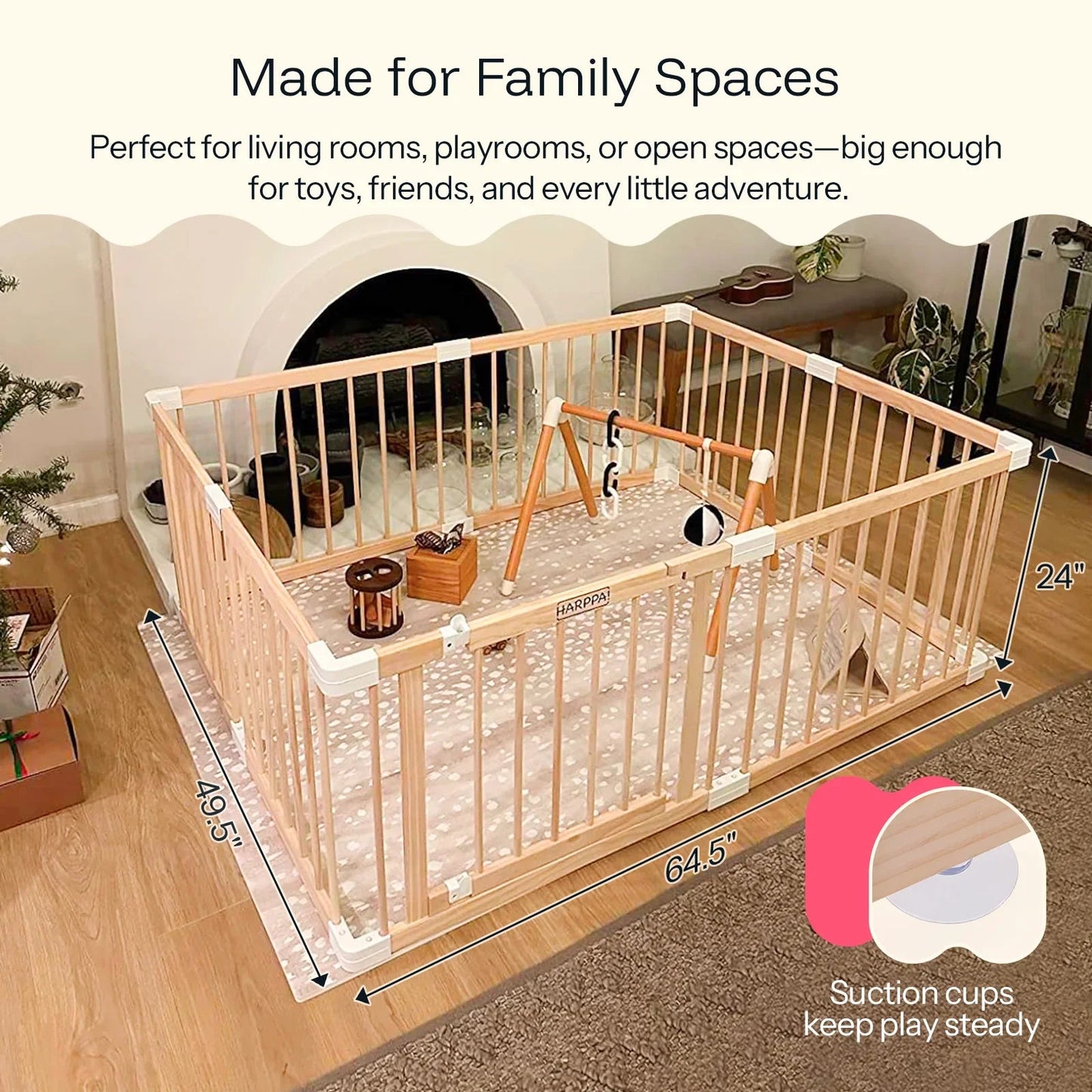 Grovi Baby Gate Playpen