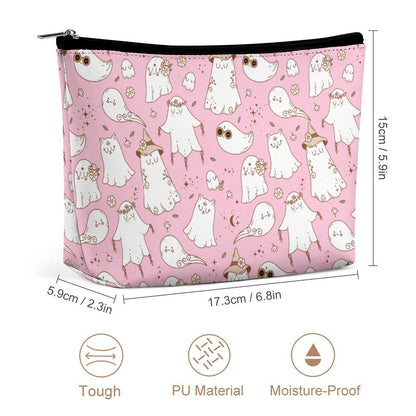 Cosmetic Bag - Spooky Pink Design