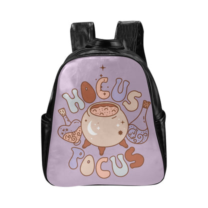 Faux Leather Backpack - Pastel Purple - Hocus Pocus