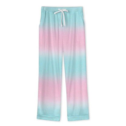 Long Pajama Set - Pastel Wave