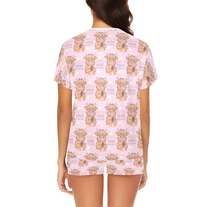 Short Pajama Set - Mood Swing - Funny Cow