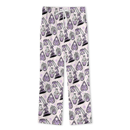 Long Pajama Set - Witchy Potions Print