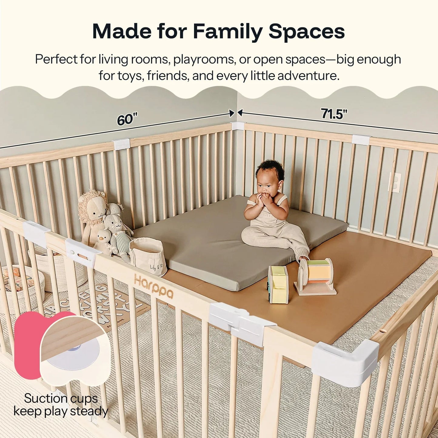 Grovi Baby Gate Playpen