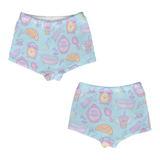 Flannel PJ Shorts - Vibe Check