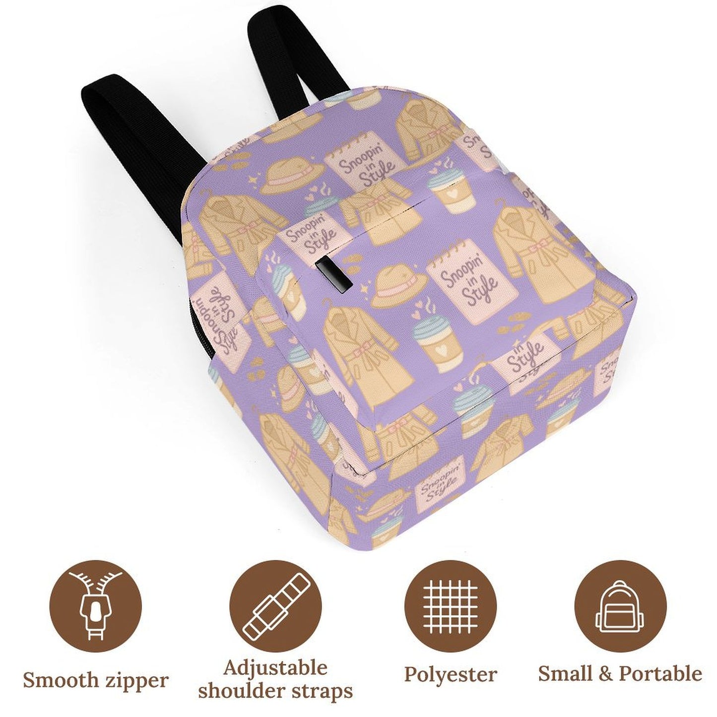 Mini Backpack - True Crime Snooper