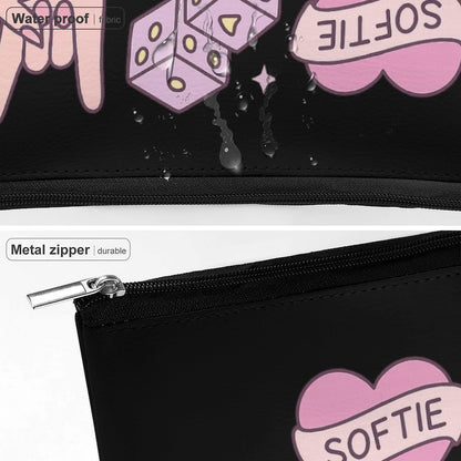 Cosmetic Bag - Black - Built Different