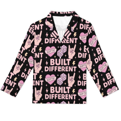 Long Pajama Set - Black - Built Different