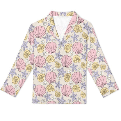 Long Pajama Set - Seashell Vibes