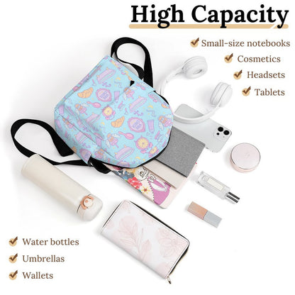 Mini Backpack - Vibe Check - Pastel Blue