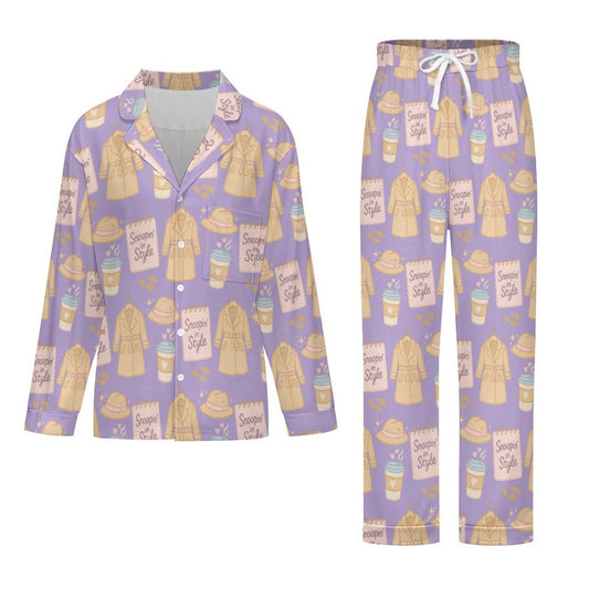 Long Pajama Set - Snoopin' In Style