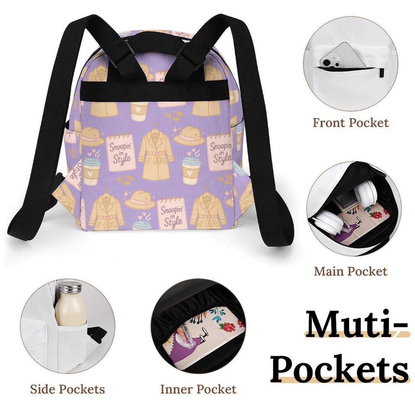 Mini Backpack - True Crime Snooper