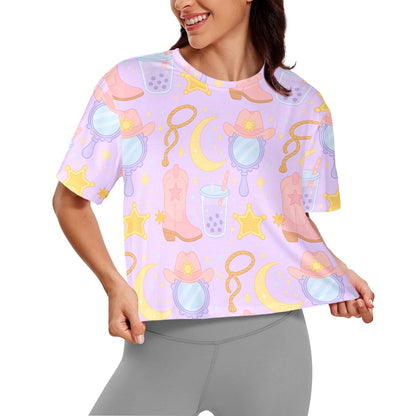 Crop Tee - Rodeo Queen