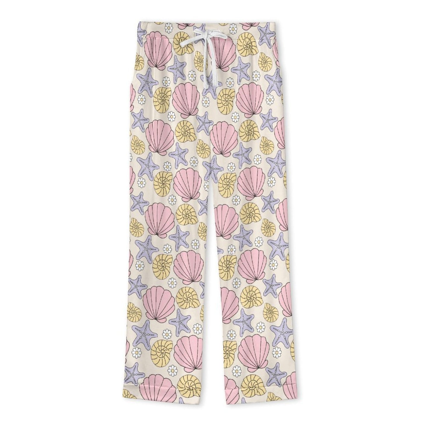 Long Pajama Set - Seashell Vibes
