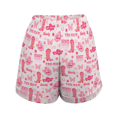 High Waisted Shorts - Cowgirl Yee Haw