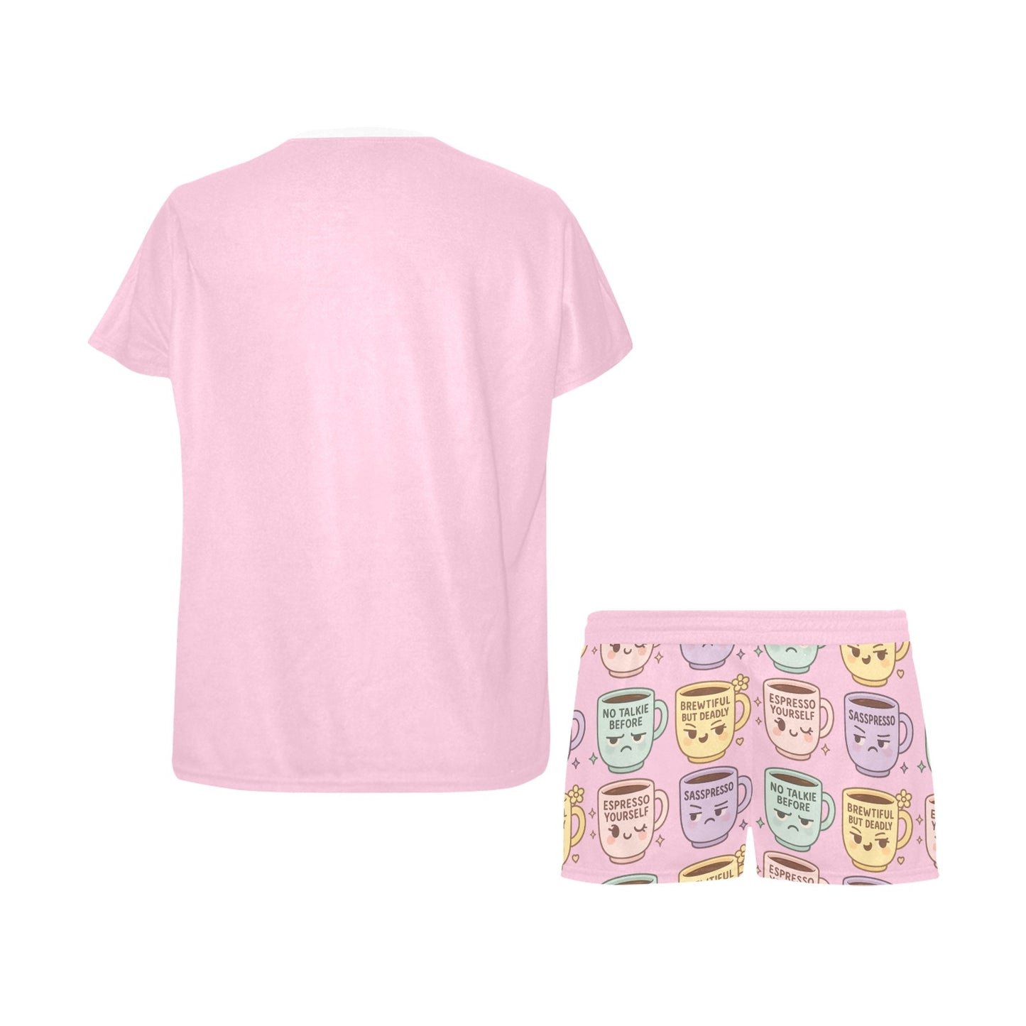 Short Pajama Set - Sassy Cups