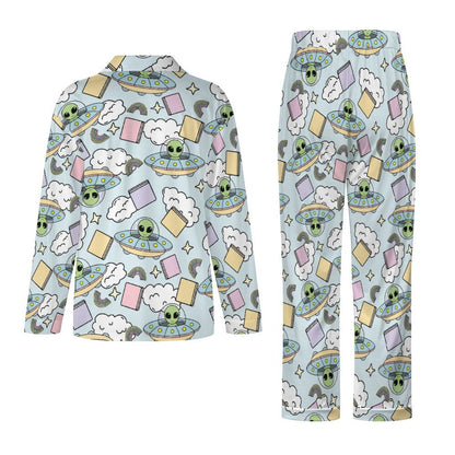 Long Pajama Set - Aliens