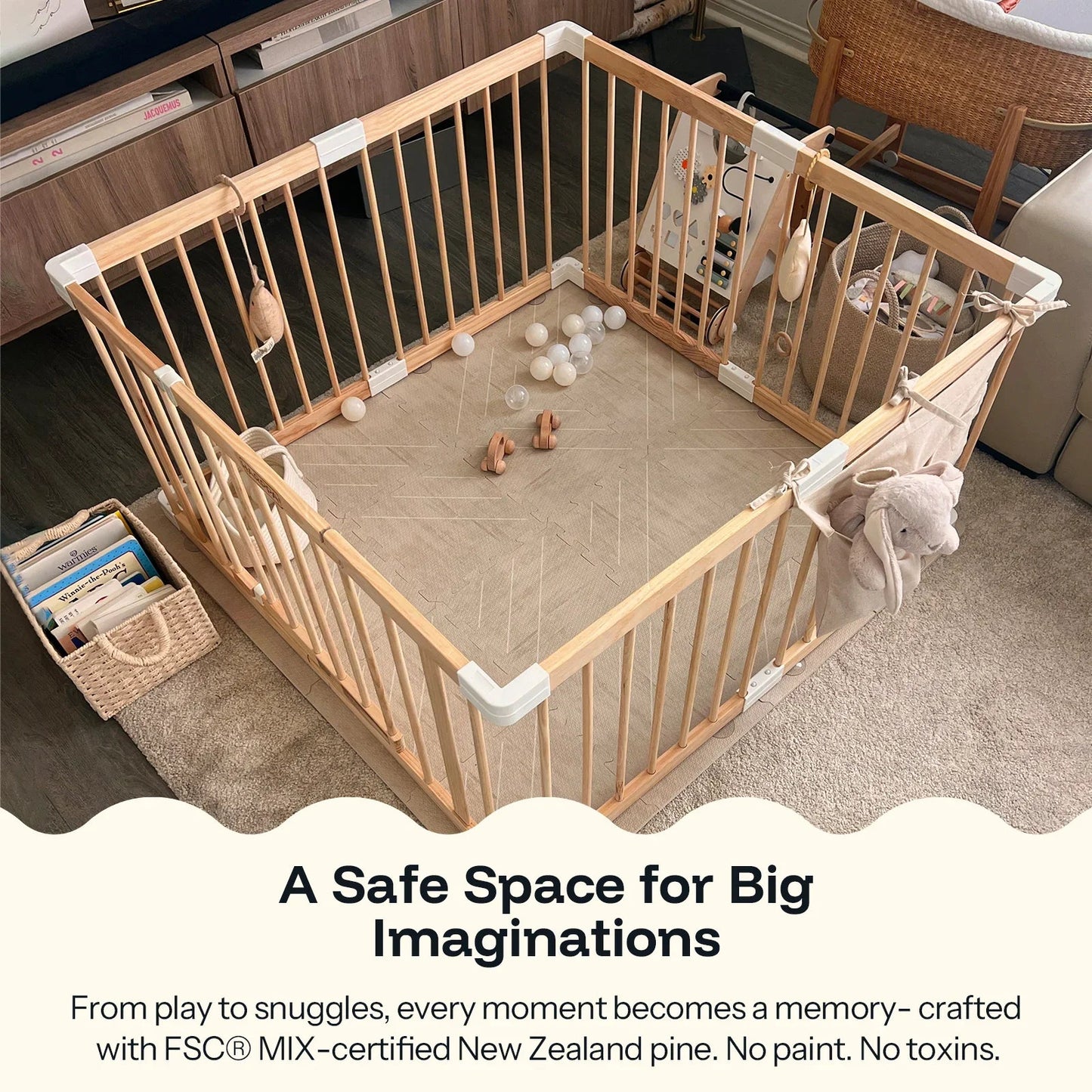 Grovi Baby Gate Playpen