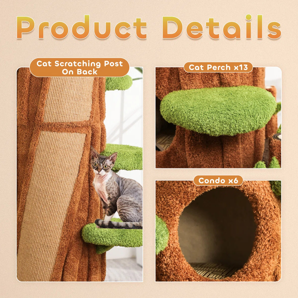 Marlow Solid Wood Cat Condo VIP