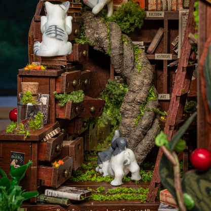 Cats Crossing Book Nook Kit