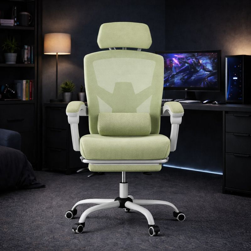 Ergonomic Office Chair with Lumbar and Headrest Support