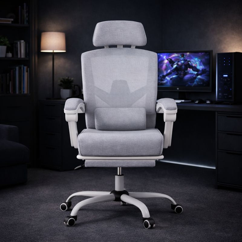 Ergonomic Office Chair with Lumbar and Headrest Support