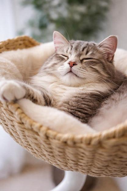 The Sustainable Desk-Mounted Cat Bed